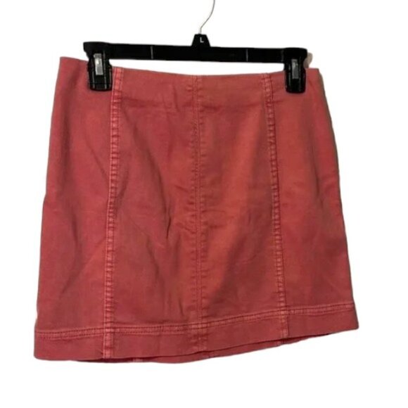 Jolt Mauve Pink Zip Up Mini Skirt Size 1/ 25W - Picture 1 of 10